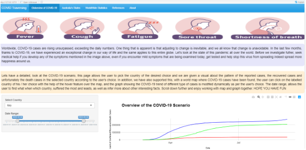 The Landing Page of my Shiny App